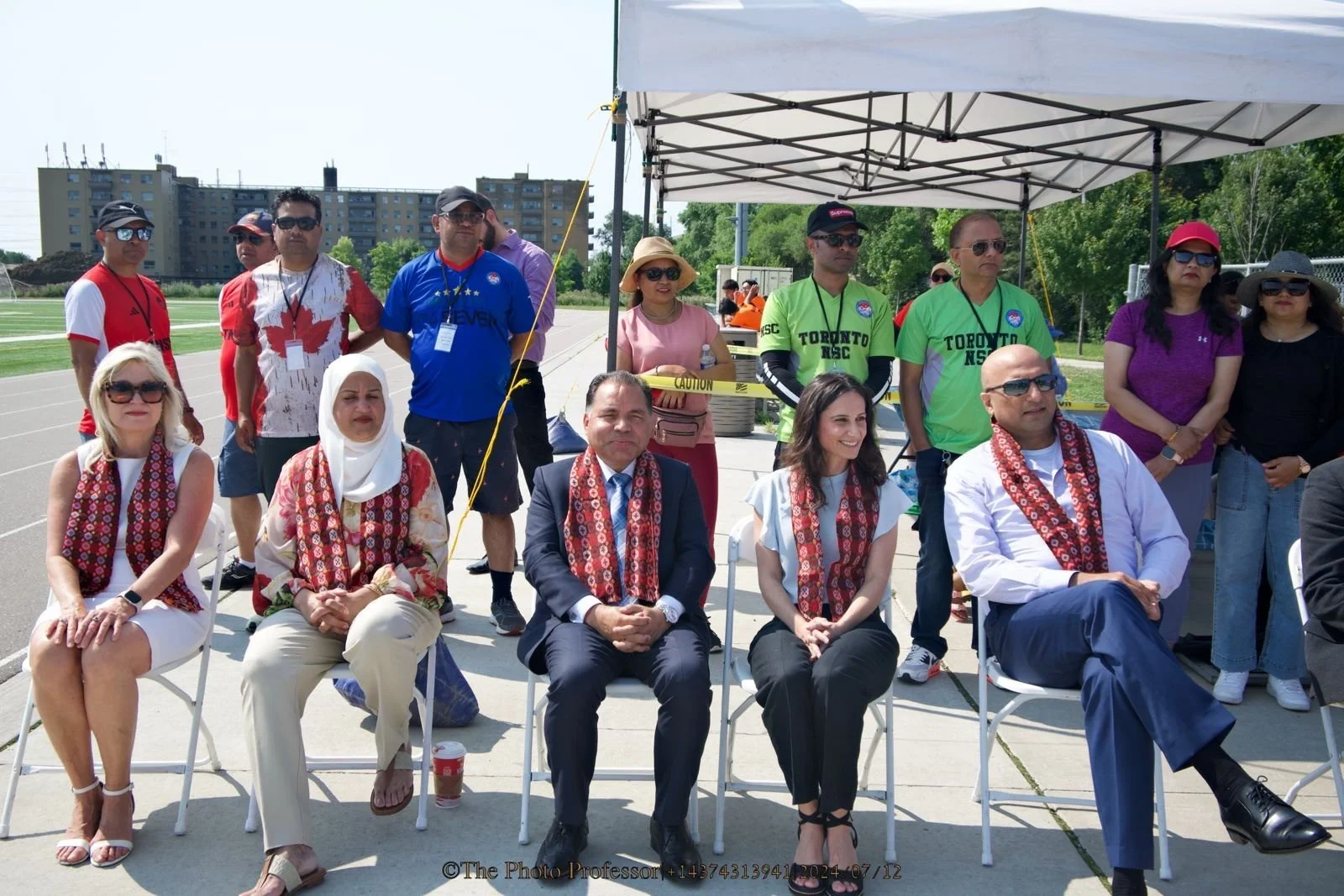 Honoured to be invited to speak with other distinguished guests at the Toronto Nepalese Soccer Tournament on July 13, 2024 in Scarborough. Pictured with Bonnie Crombie, MP Salma Zahid, Federal Party President for Ontario, Qasir Dar 