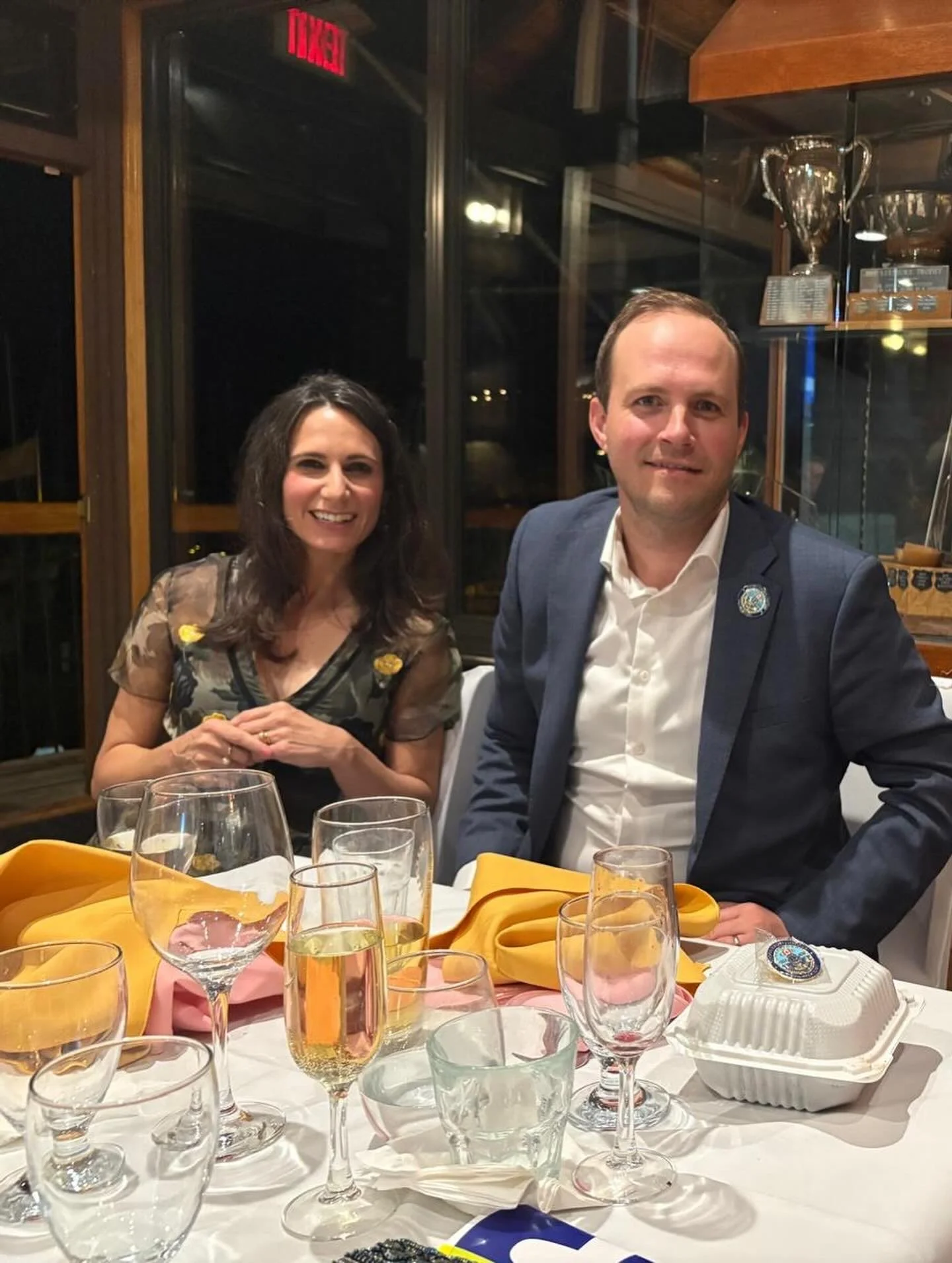 Two members of the Toronto Beaches Lions Club.