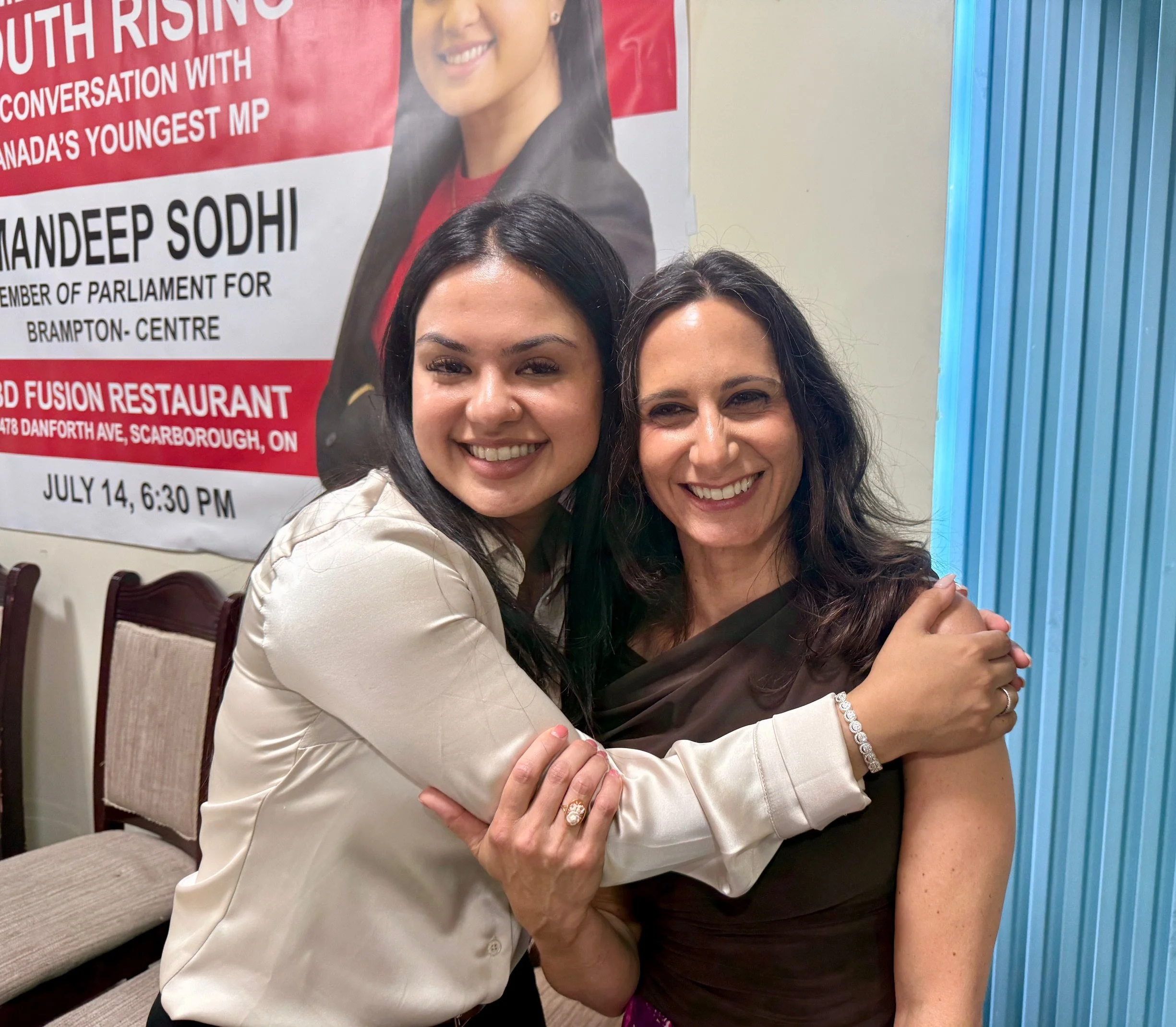 A moment with our youngest MP from Brampton Centre, Amandeep Sodhi