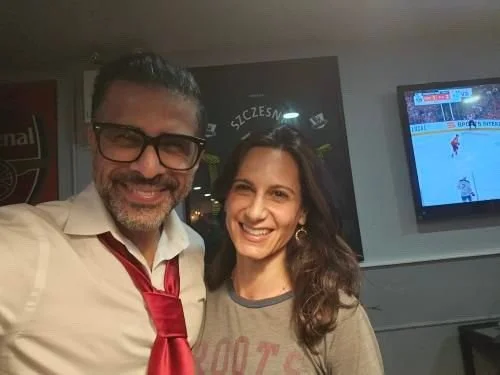 With Sachit Mehra, President of the Liberal Party.