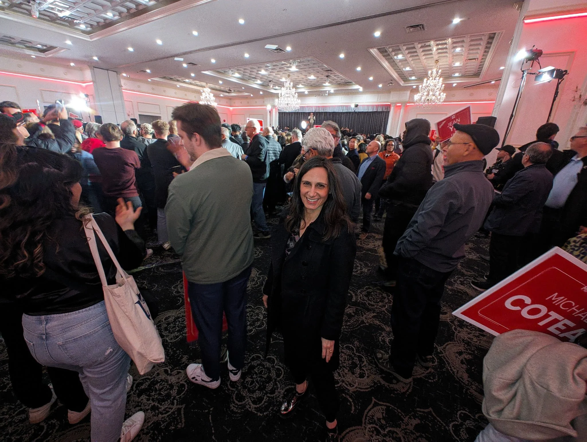 The crazy energy at the Scarborough Rally for then leadership candidate, current PM Mark Carney. 