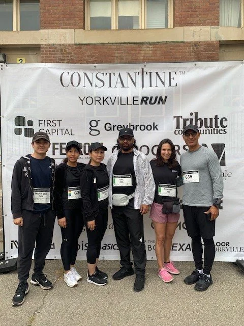 My amazing team who raised money for the East York Meals on Wheels.