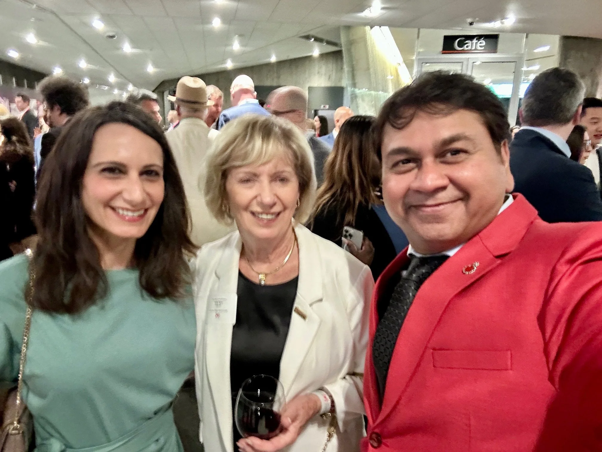 The amazing MP Judy Sgro and my friend Vandan Patel, 