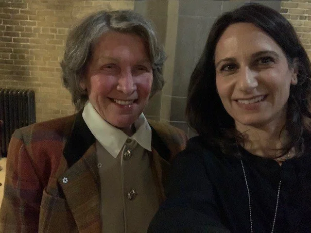 With my inspiration, the late Betsy McGregor, author of Women on the Ballot.