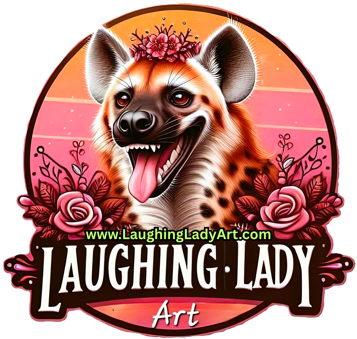 Laughing Lady Art