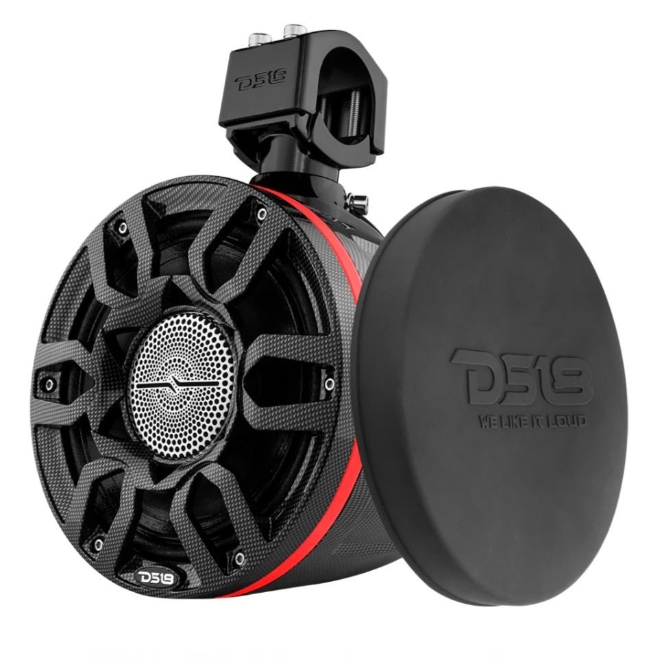 nxl-8-inch-marine-and-powersports-compact-pro-towers-with-loudspeaker-and-driver-built-in-led-rgb-lights-250-watts-rms-black-carbon-fiber-3.jpg