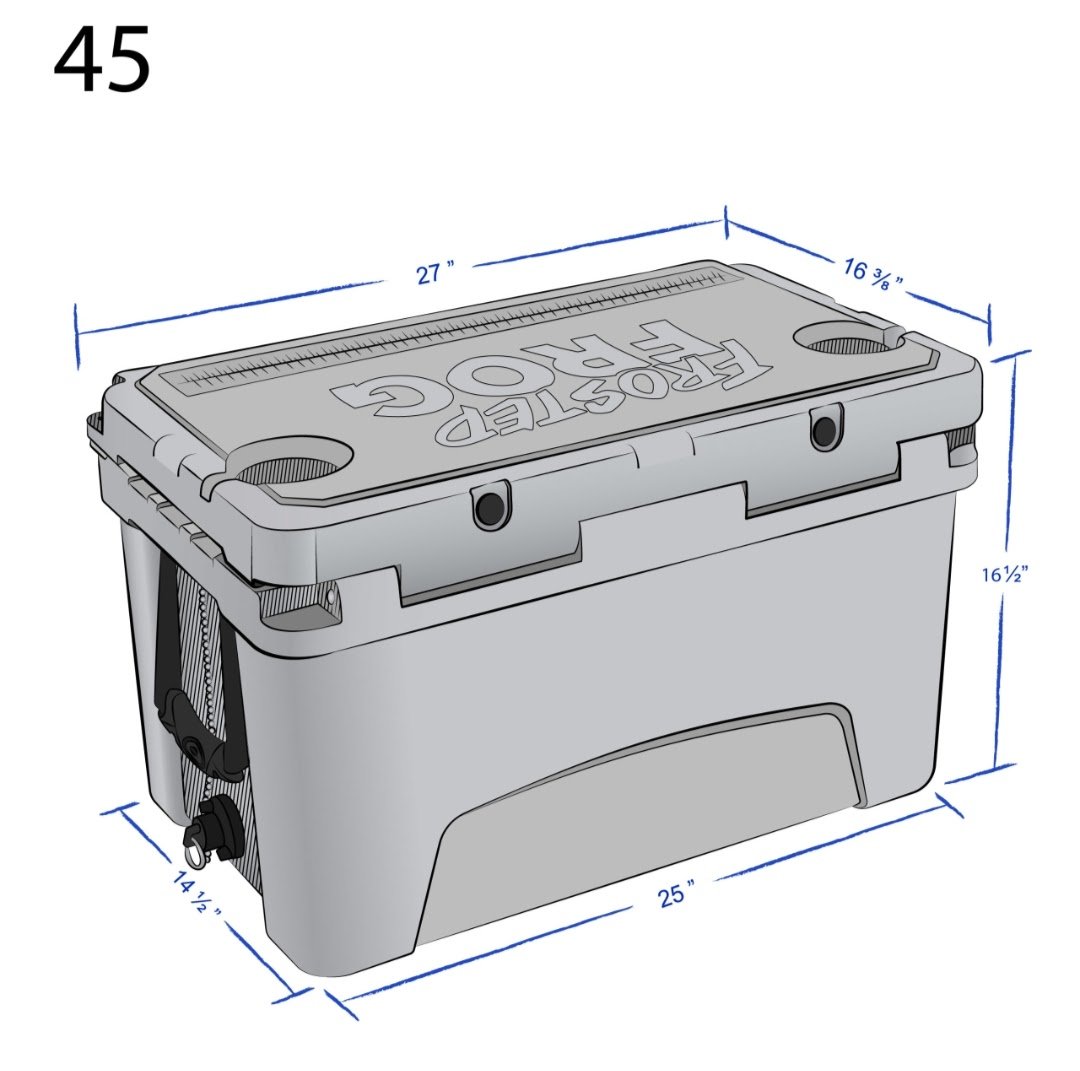 frosted-frog-45-qt-cooler-camo-black-white-and-gray-dimension.jpg