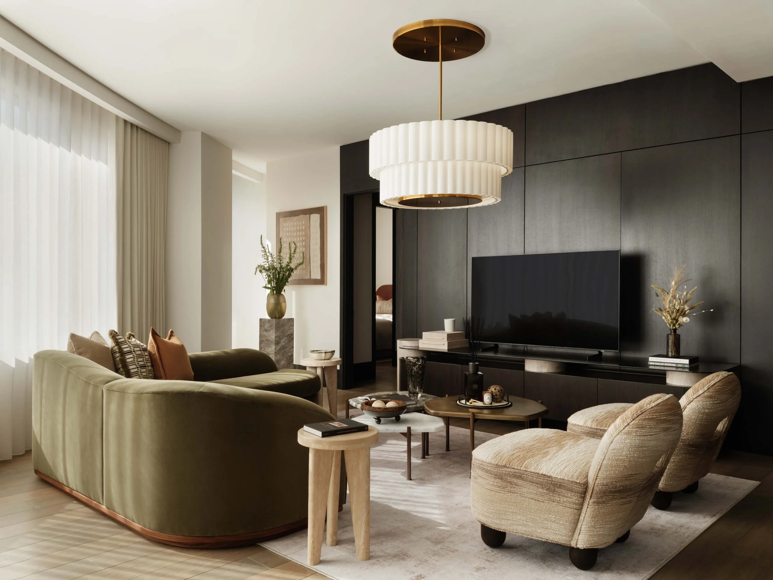 High-end interior photography of The Bryanston, Hyde Park, London