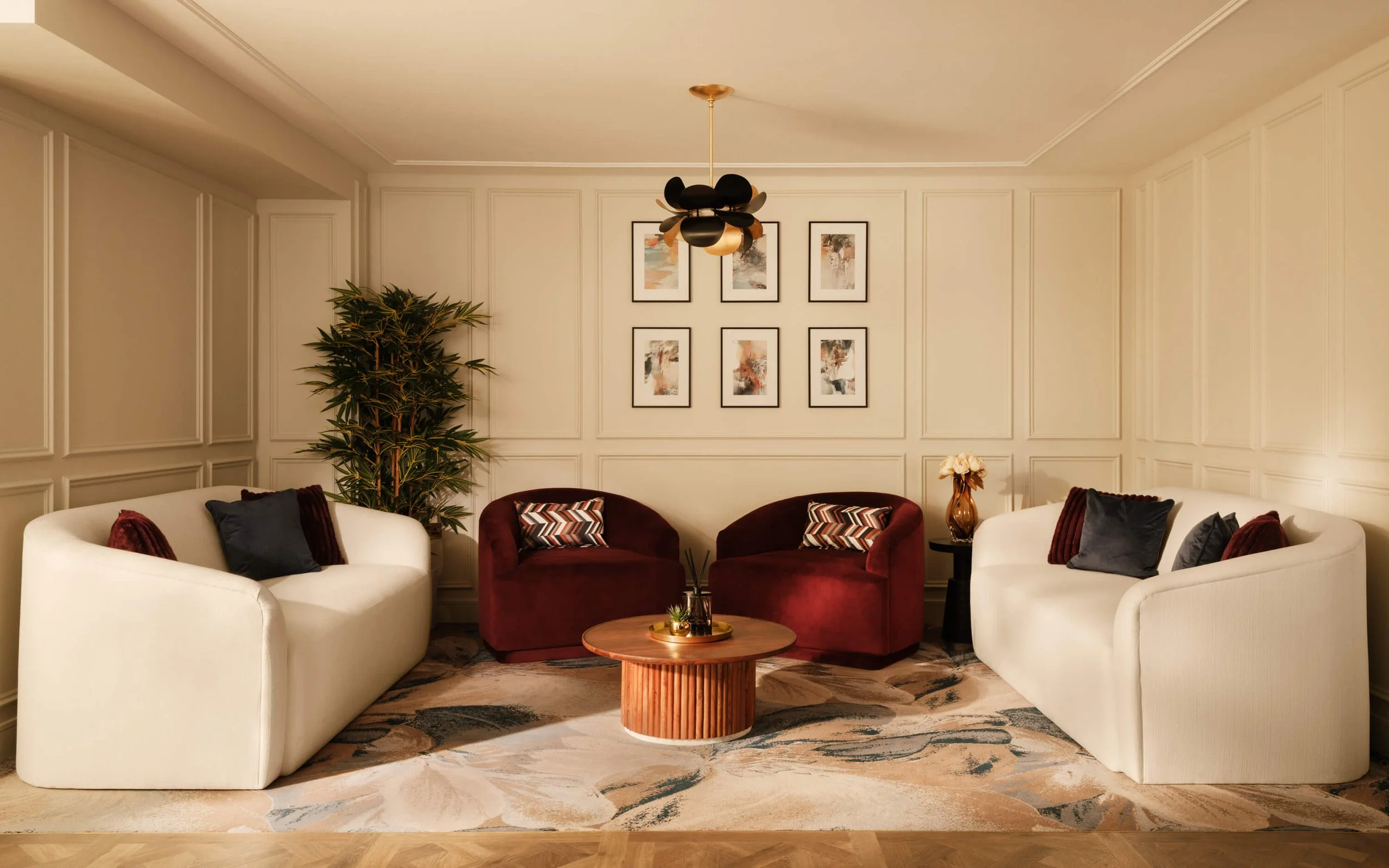 High-end interior photography of Royal Gateway, London for Barratt London