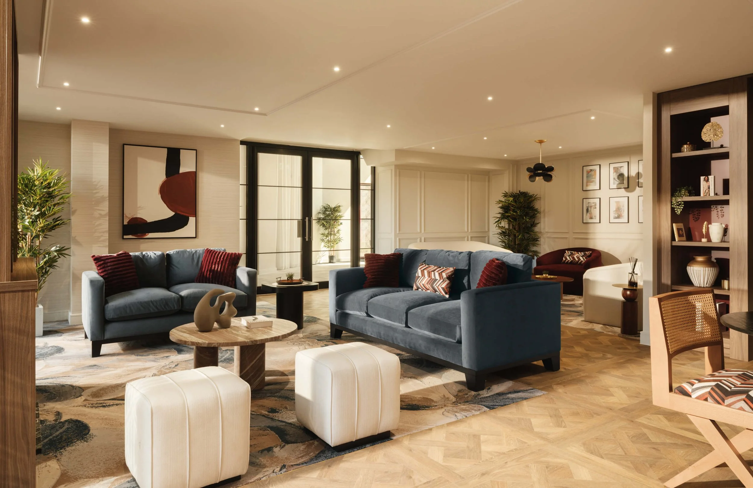 High-end interior photography of Royal Gateway, London for Barratt London