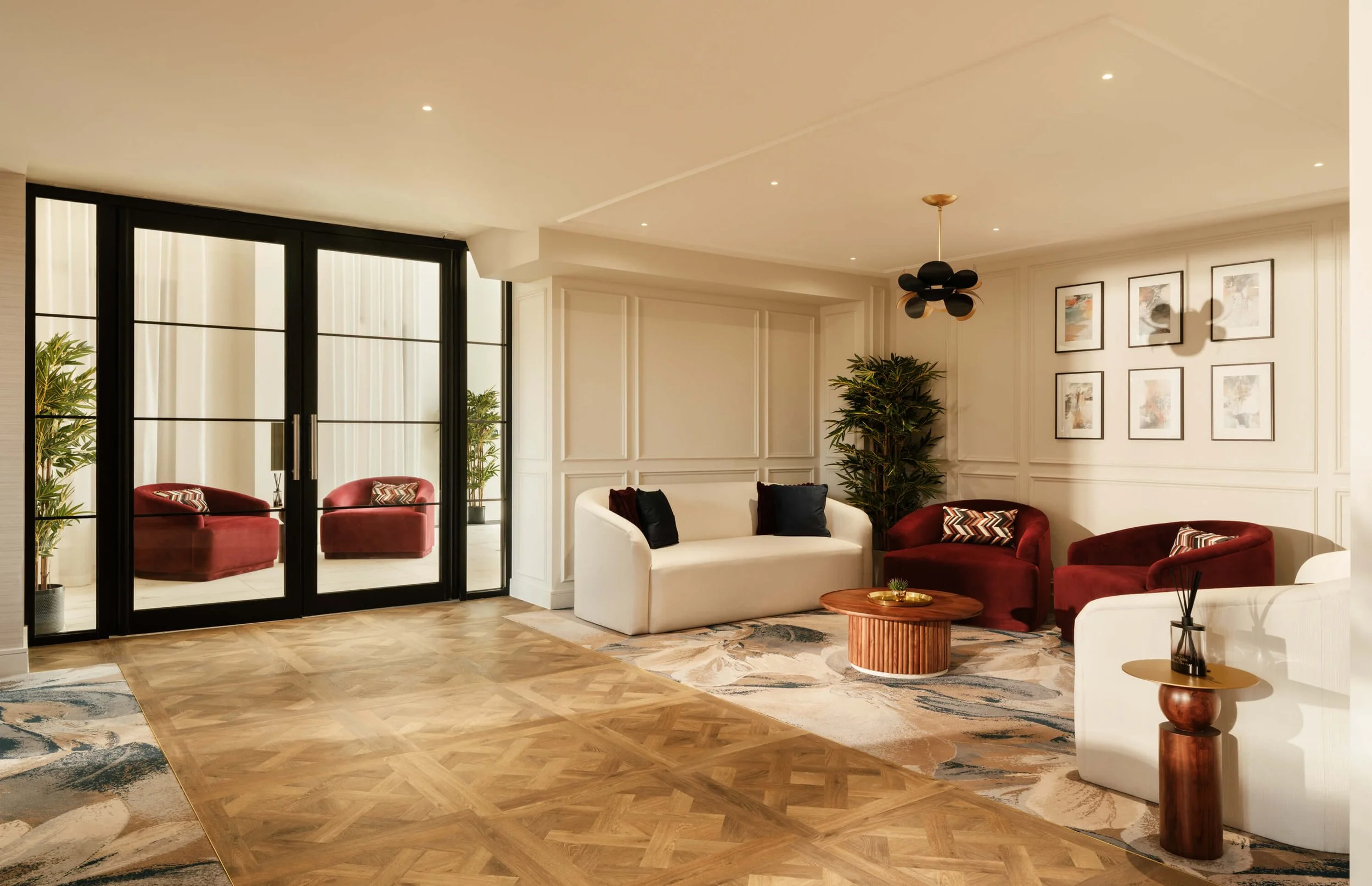 High-end interior photography of Royal Gateway, London for Barratt London