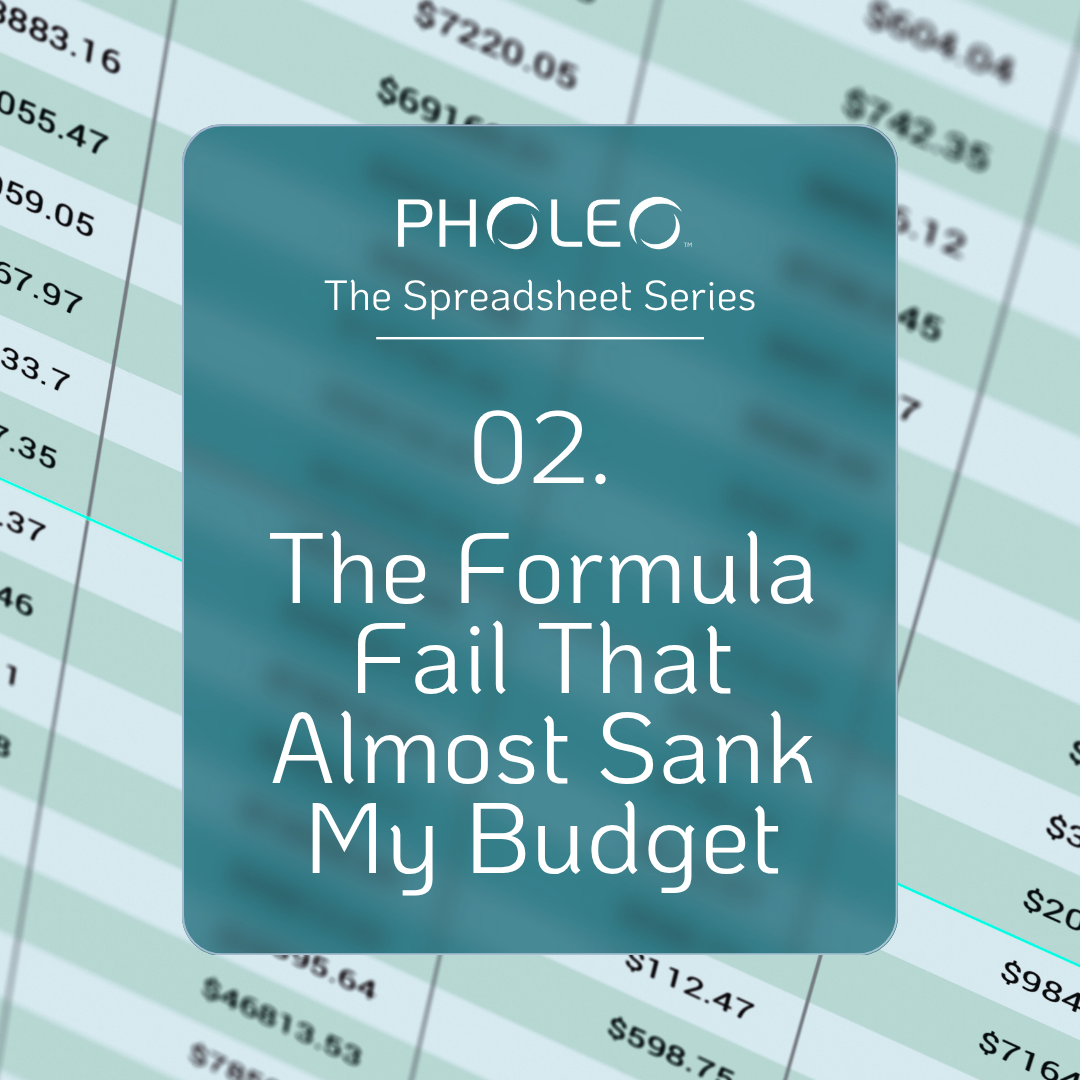 The Formula Fail That Almost Sank My Budget | The Spreadsheet Series