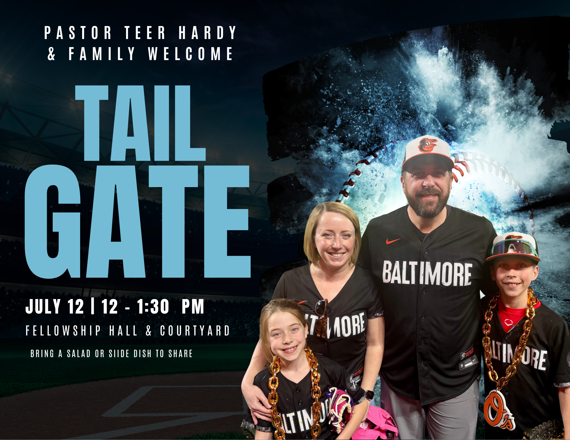Pastor Teer's & family Welcome Tailgate