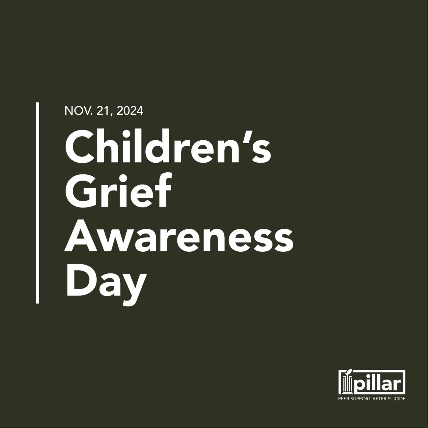 Today is Children's Grief Awareness Day. Supporting a grieving child begins with creating a safe, loving space for them to express their emotions. Taking care of ourselves is equally important, ensuring we're prepared to offer comfort and guidance.

