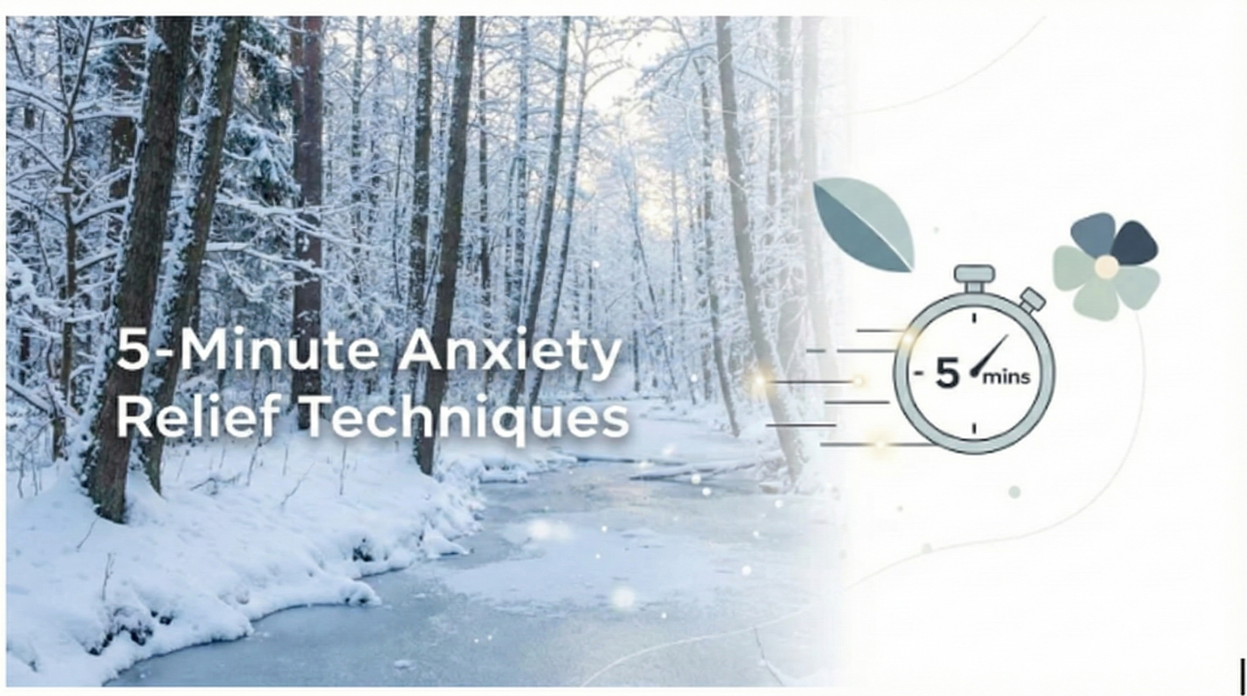 5 minute anxiety relief technique