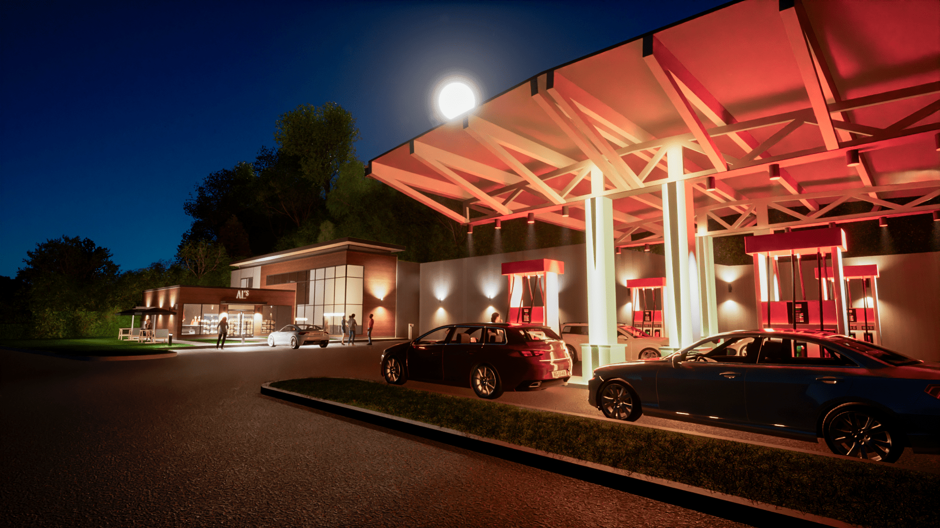 Al's. Not your typical gas station CT 
2025 