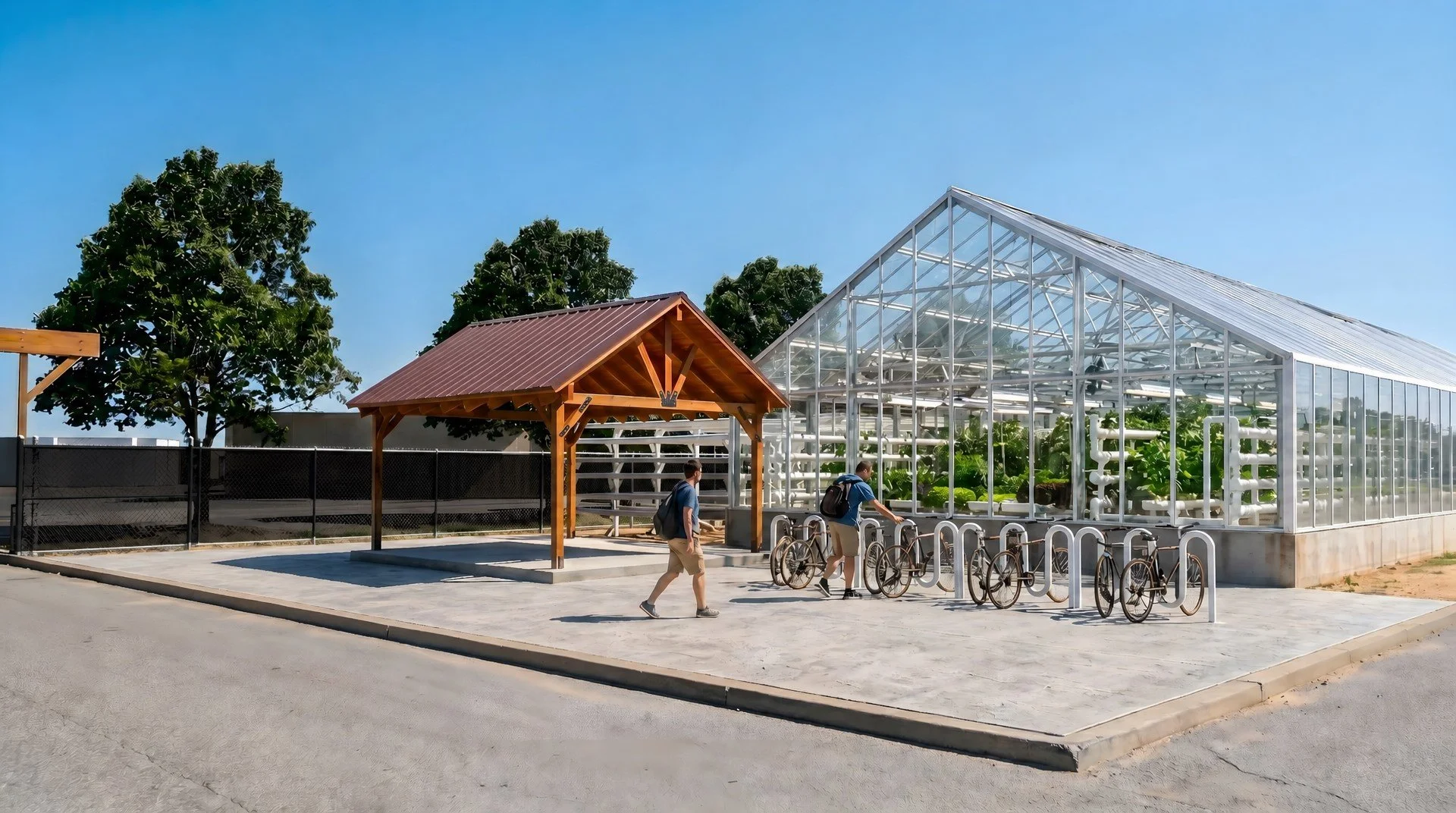 Hydroponics greenhouse 