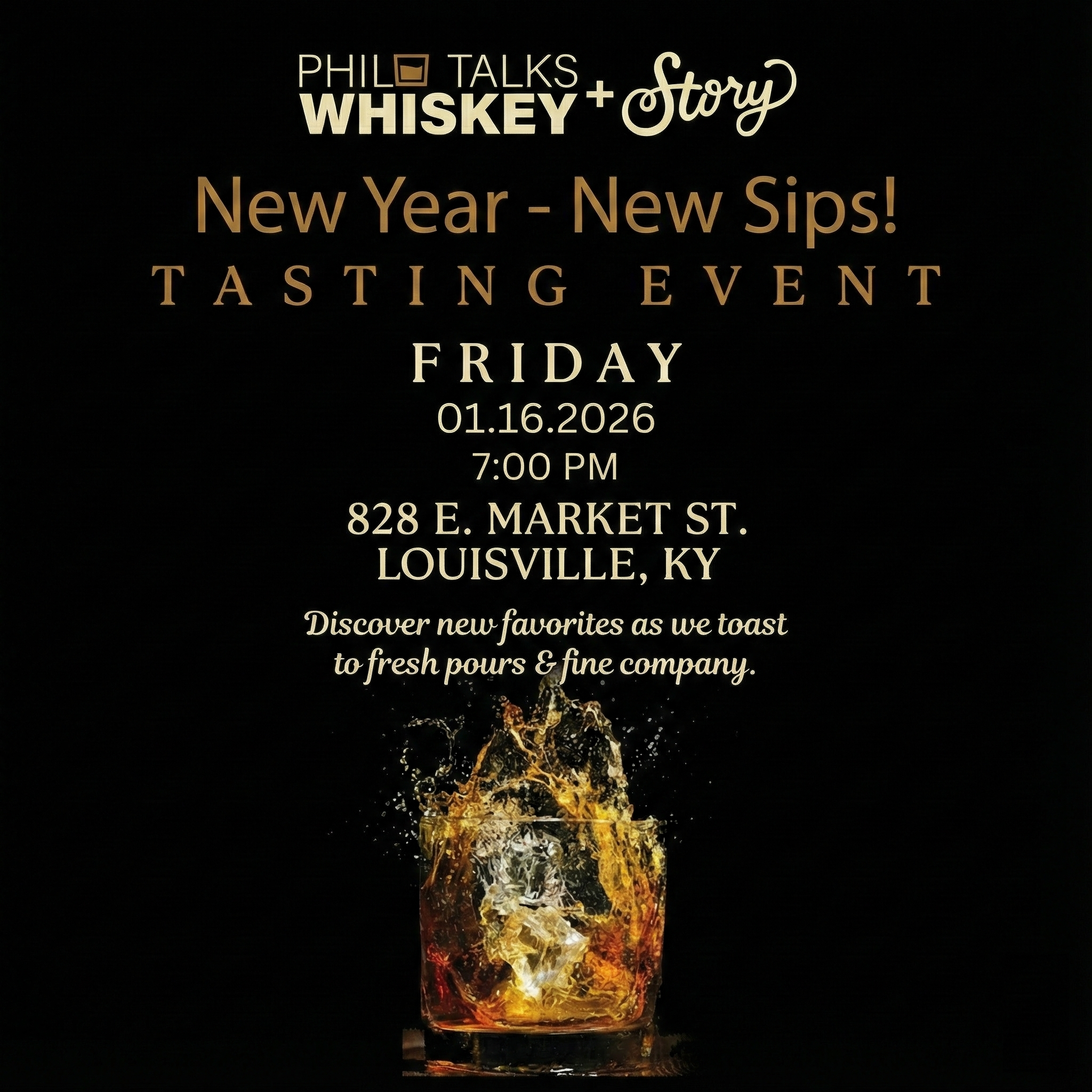 New Year - New Sips! A Bourbon Tasting Event 