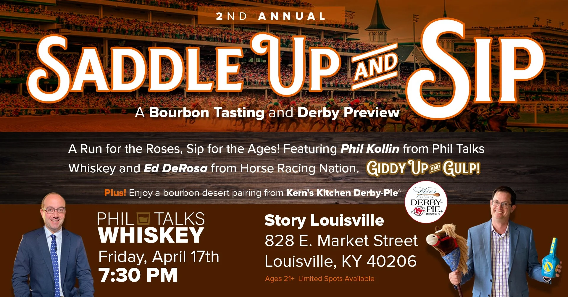 Saddle Up and Sip - A Bourbon Tasting and Kentucky Derby Preview
