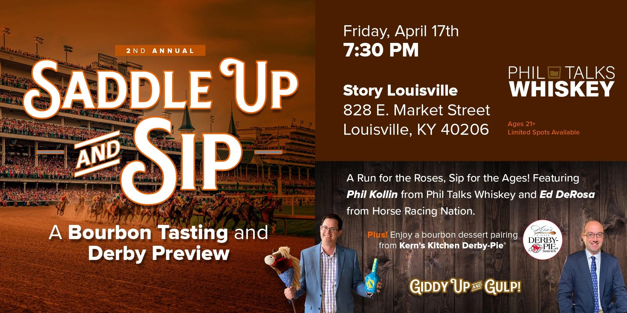 Saddle Up and Sip - A Bourbon Tasting and Kentucky Derby Preview