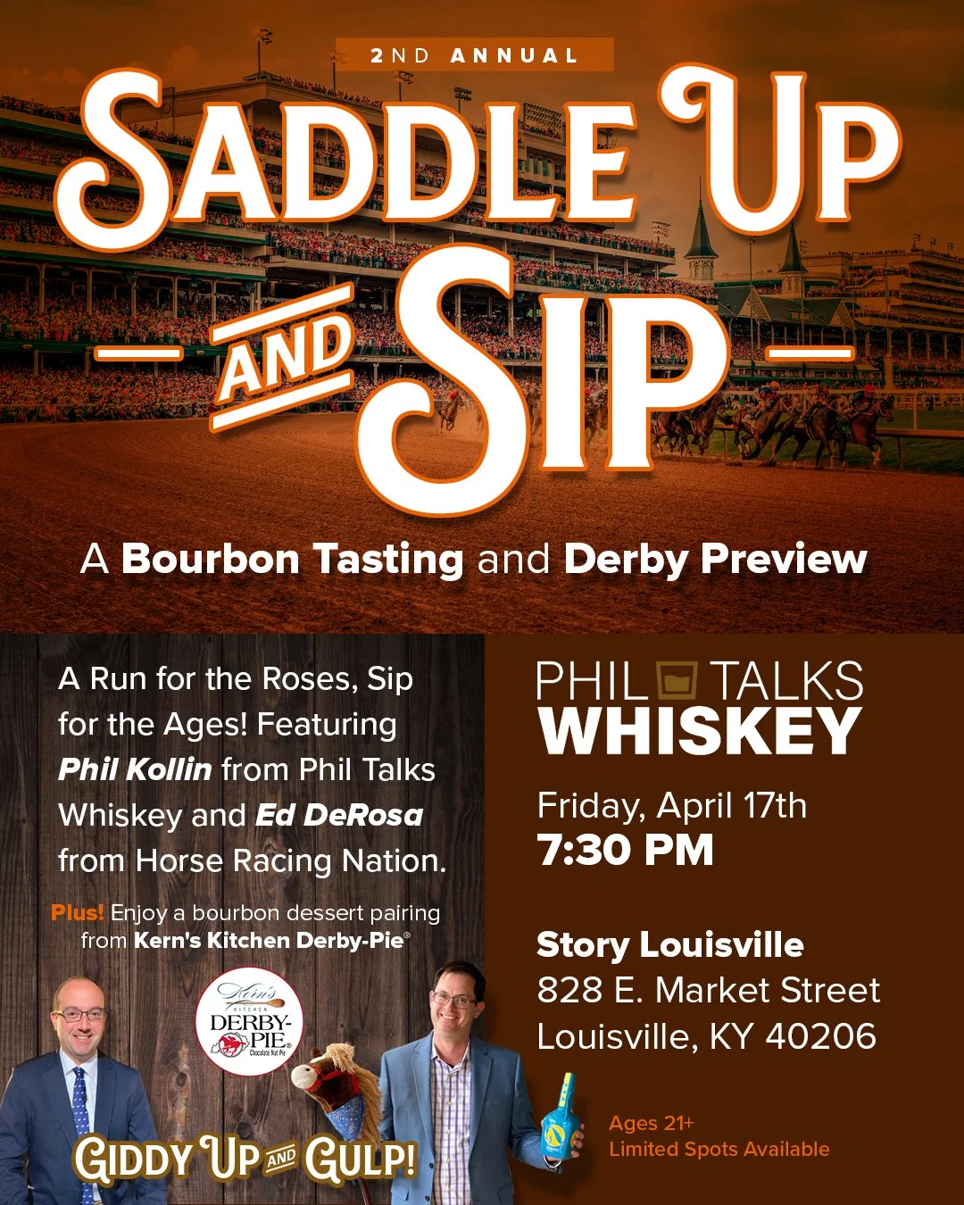Saddle Up and Sip - A Bourbon Tasting and Kentucky Derby Preview