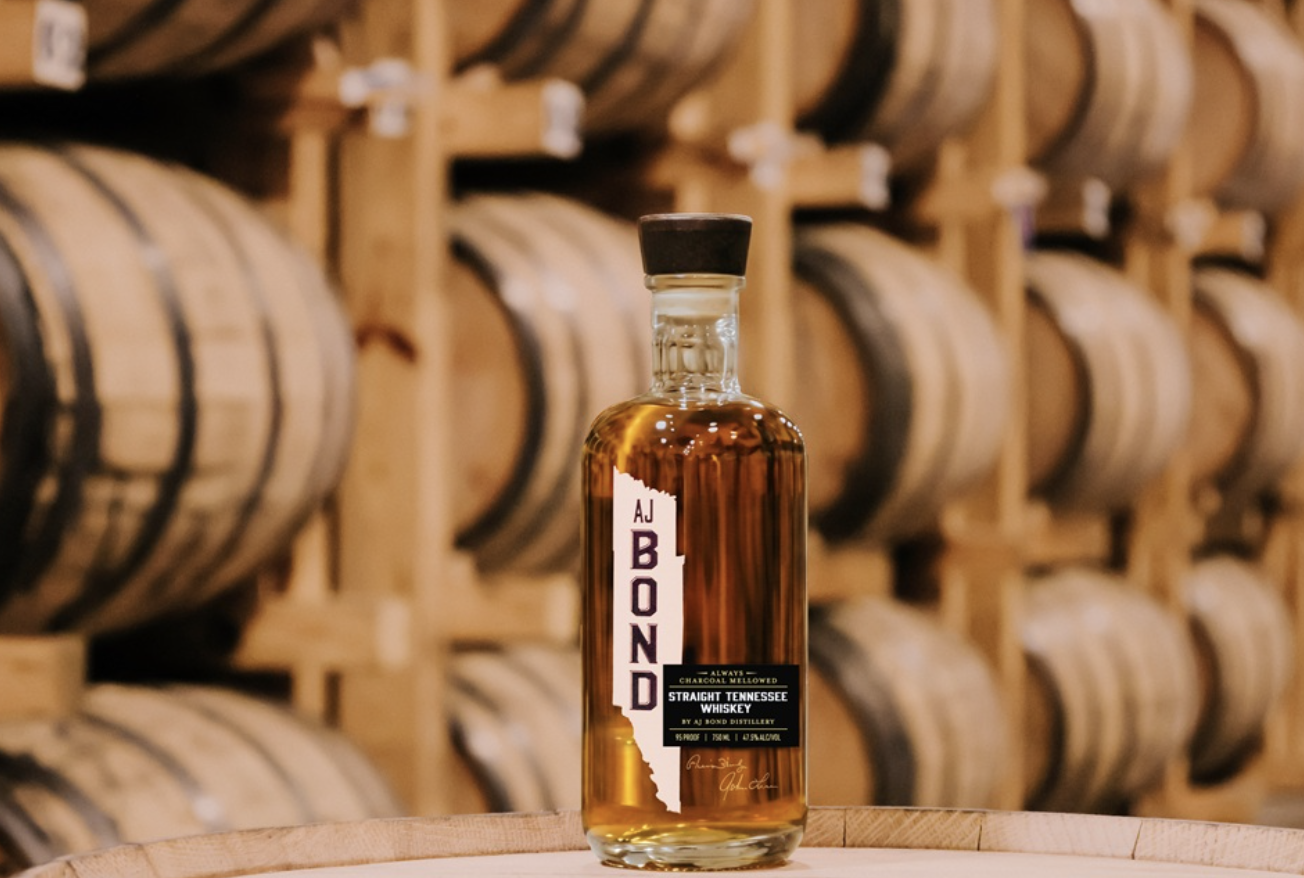 AJ Bond Distillery Unveils Its Flagship Tennessee Whiskey, Sazerac's First in the Category