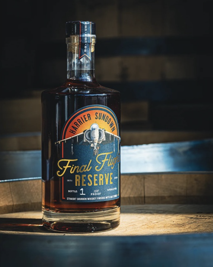 New bourbon release commemorates retirement of the AV-8B Harrier fleet
