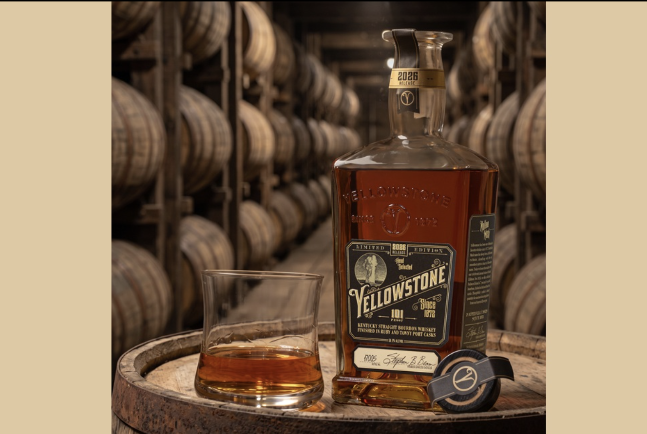 Yellowstone Bourbon Unveils 2026 Limited Edition Bourbon Finished in Ruby and Tawny Port Casks