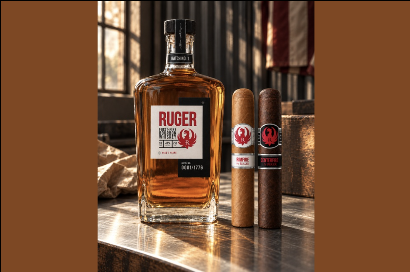 Hooten Young and Ruger Firearms Unveil "First-Fire" Bourbon and Rim Fire &amp; Center Fire Cigars