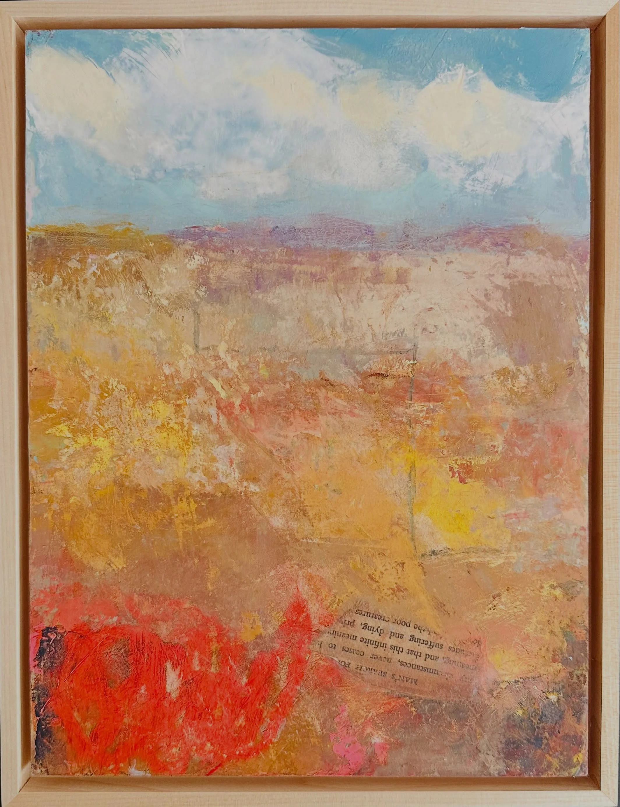 &ldquo;Recurring Dream&rdquo;
9&rdquo;x12&rdquo;
Oil and wax on panel, framed 
#abstractlandscape #abstract #coldwax