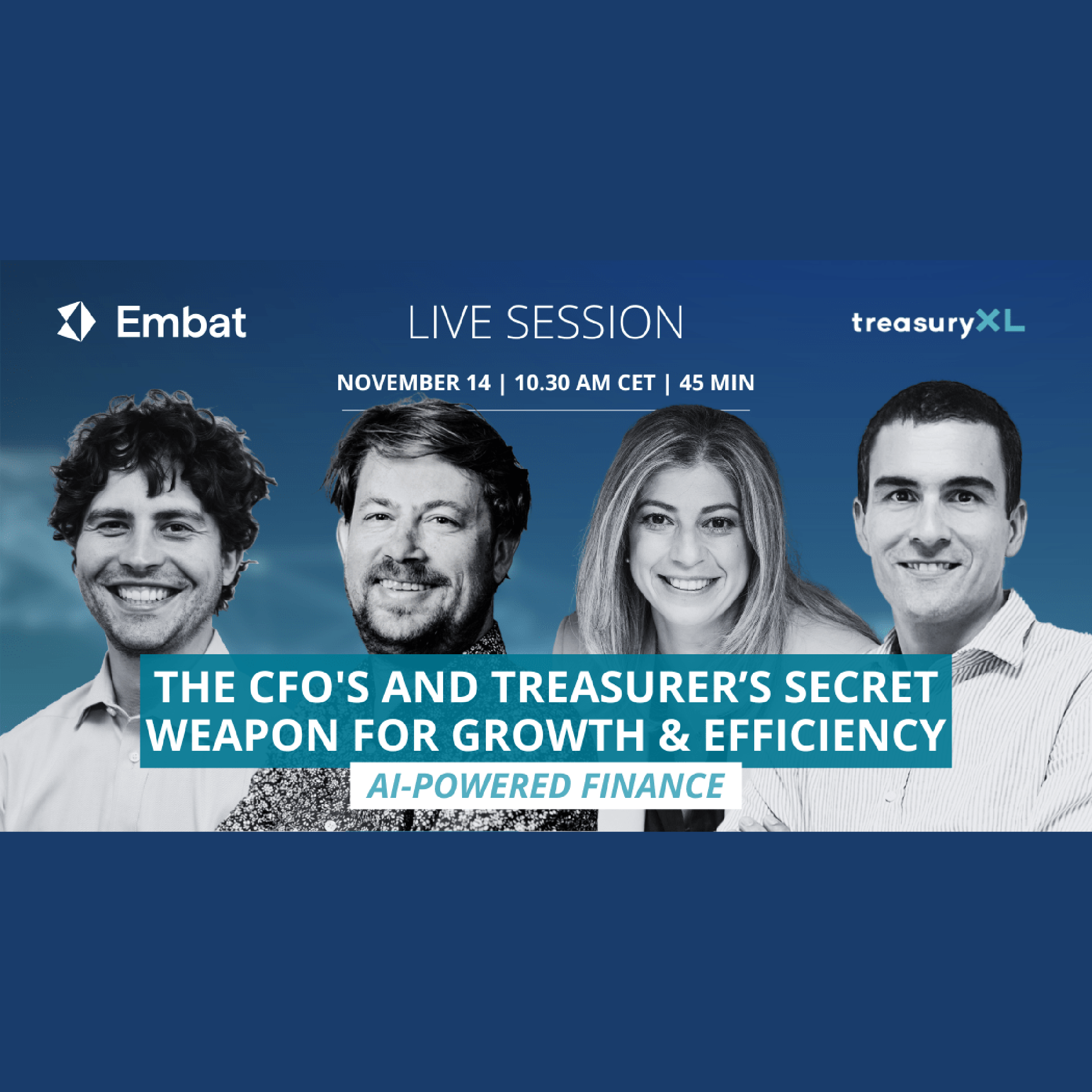 Webinar: AI Powered Finance: The CFO’s & Treasurer’s Secret Weapon for Growth & Efficiency