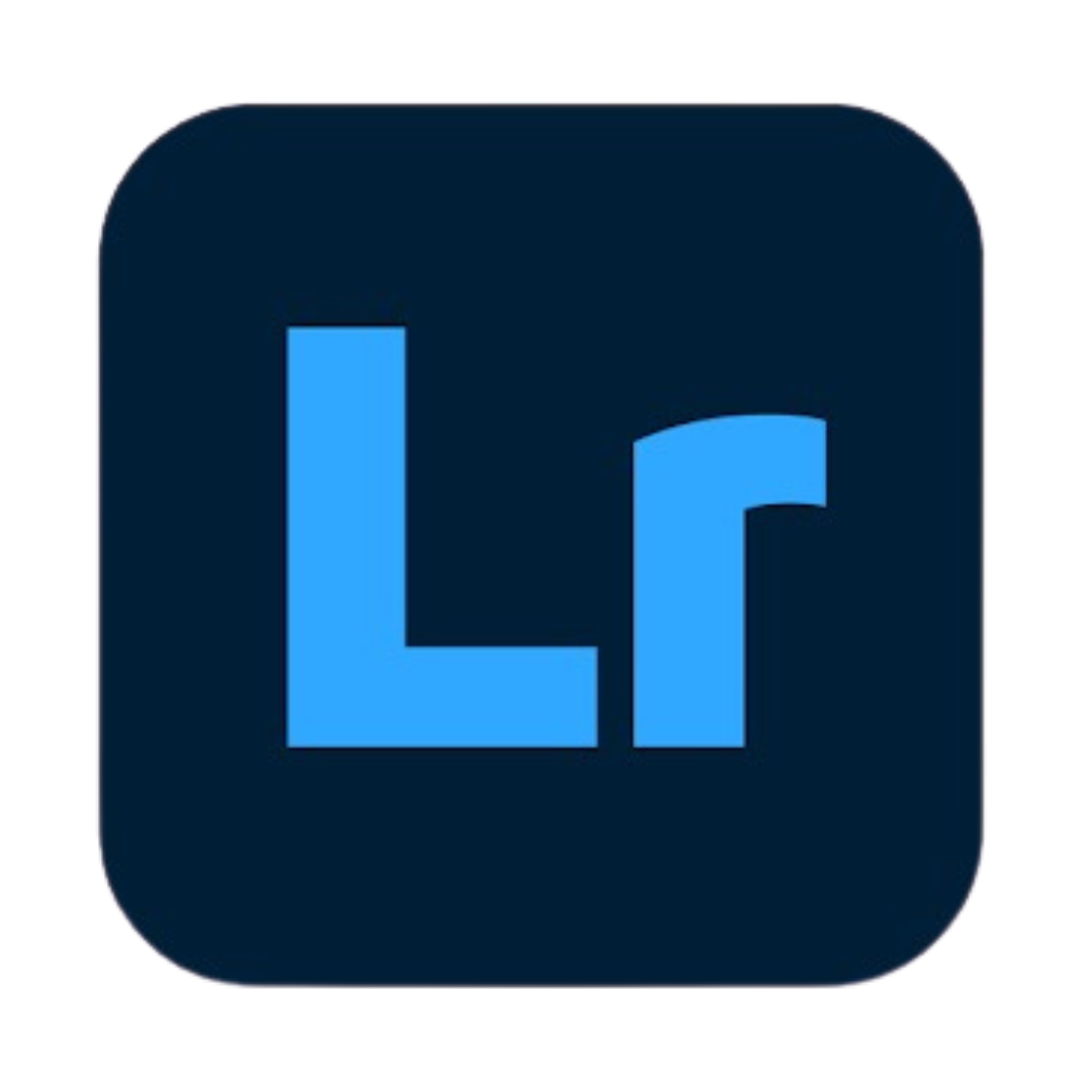 Logo with the letters L and R in blue on a dark blue background.