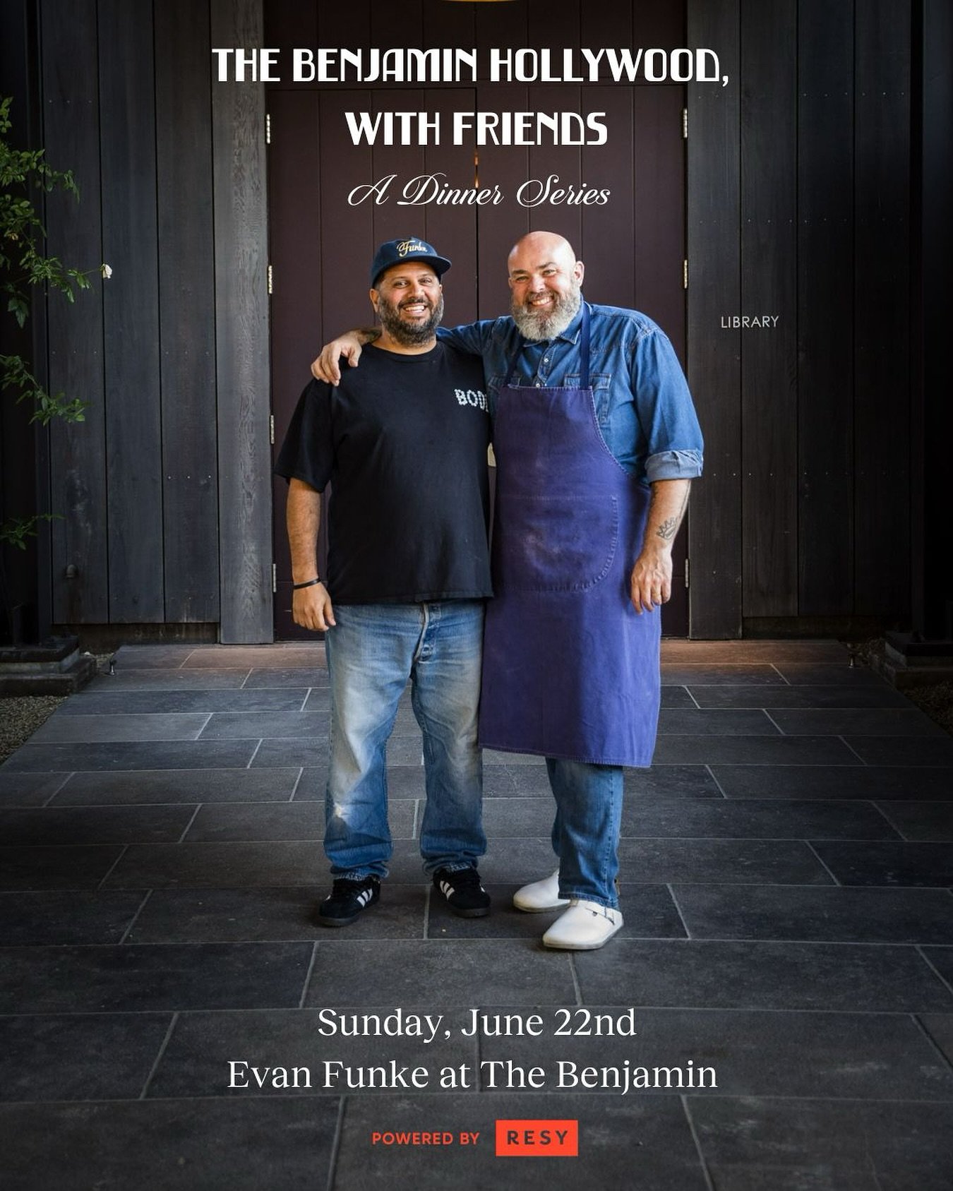 To mark one year of The Benjamin this June, we&rsquo;re opening our doors the best way we know how: by gathering our friends 🖤 Introducing The Benjamin Hollywood, With Friends &mdash; a summer dinner series powered by @resy 

We&rsquo;re inviting so