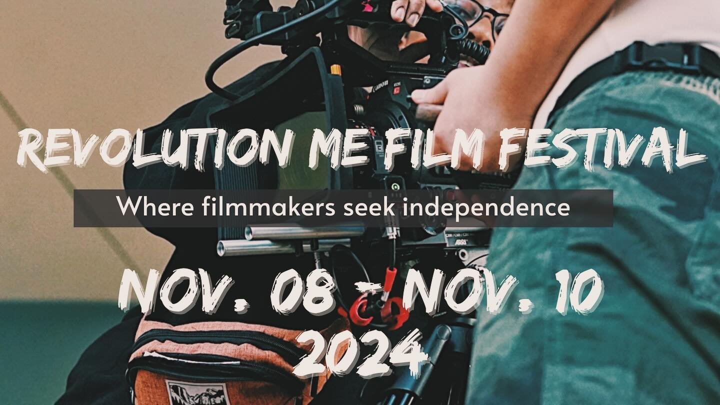 Happy Monday! Our festival dates have changed and we will be hosting the 8th annual Revolution Me Film Festival from Nov. 8th to Nov. 10th. We&rsquo;re beyond grateful to @bkone_productions for partnering with us and hosting us at their perfect theat