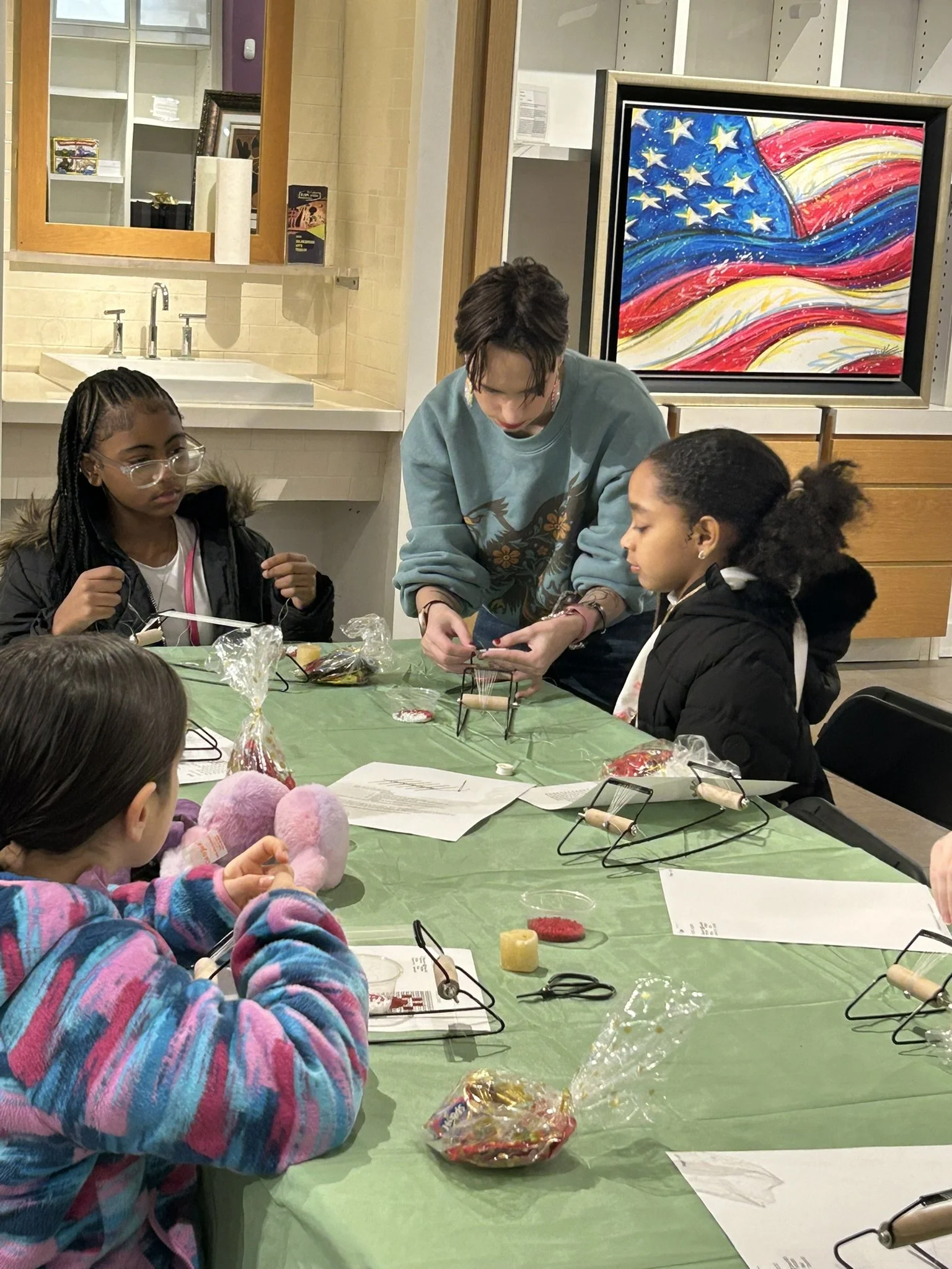 Native American Beaded Pawprint Workshop