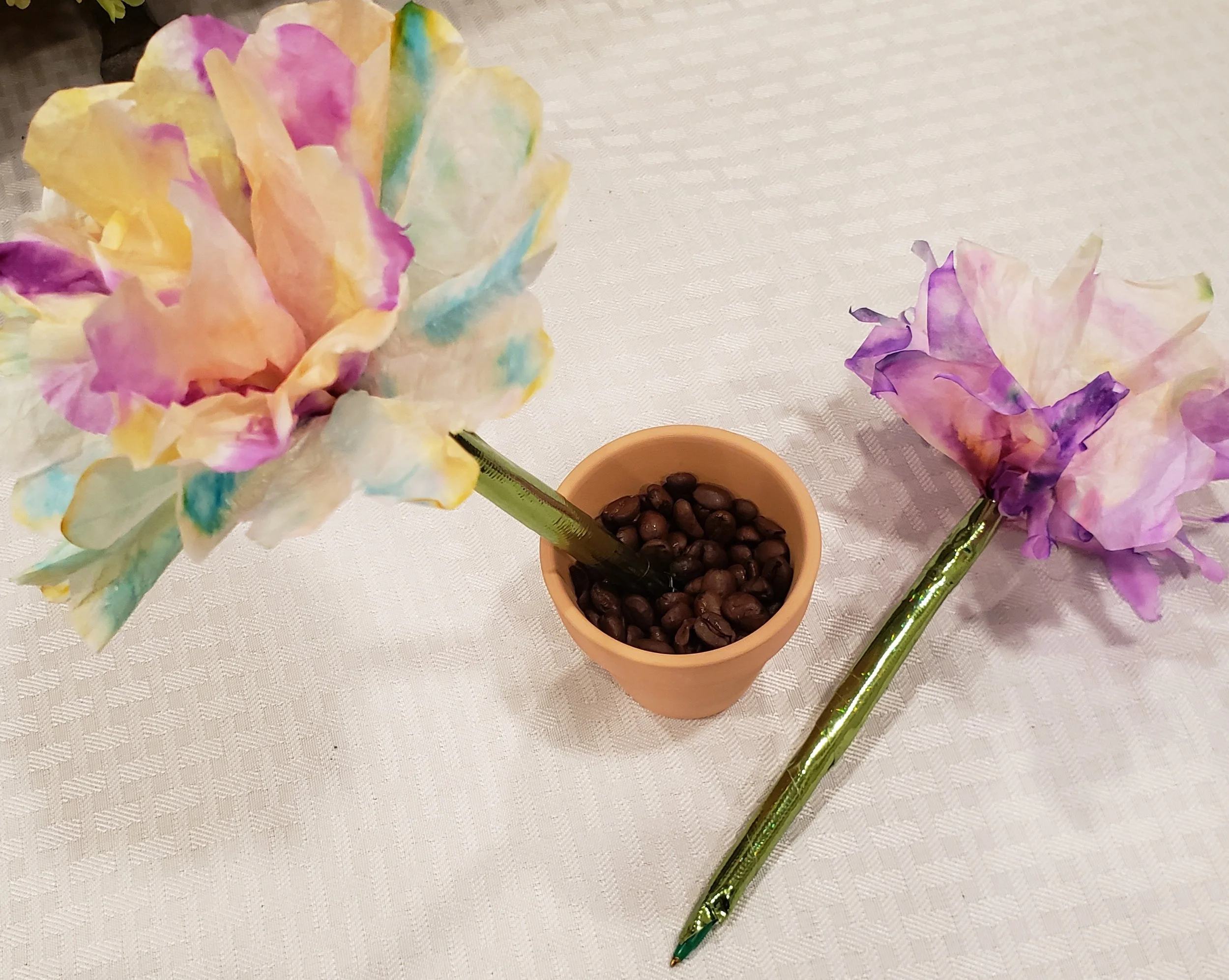 Floral Pen in a Pot