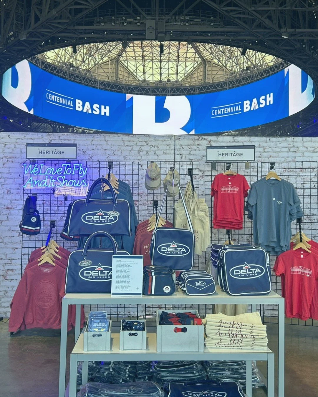 🛫 What an unforgettable day celebrating @Delta&rsquo;s Centennial Bash at Mercedes-Benz Stadium!

We brought the Merch Zone to life, featuring curated collections such as Heritage, Kids, Fly Delta Jets, and so much more!  Plus, we had a live Hat Bar