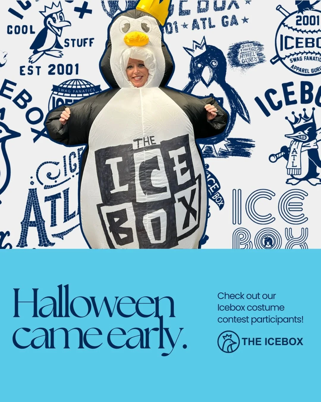 👻 Halloween came early at The Icebox, and the costumes did not disappoint. From spooky to silly, and yes, even a special appearance from our very own mascot, Ping🐧 , our team brought the creativity to the costume contest.

We&rsquo;ll take any excu