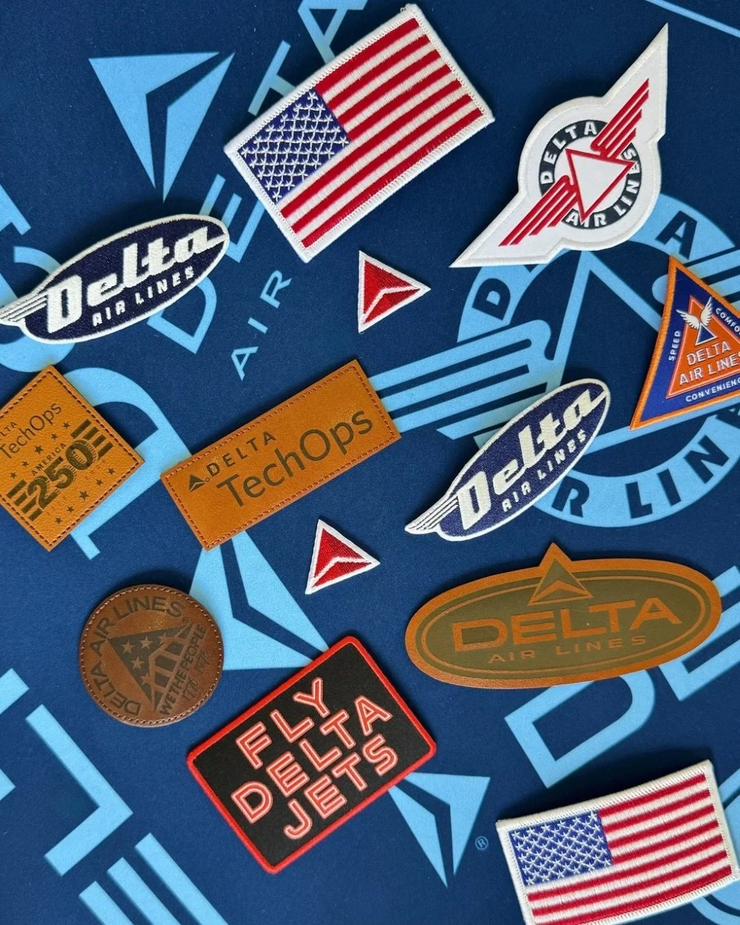 The details that go into a Delta Air Lines hat bar experience. 

Every patch. Every placement. Every stitch matters when you&rsquo;re building gear for the people who keep an entire fleet in the air. 

Yesterday was AMT Day - honoring the nearly 7,00