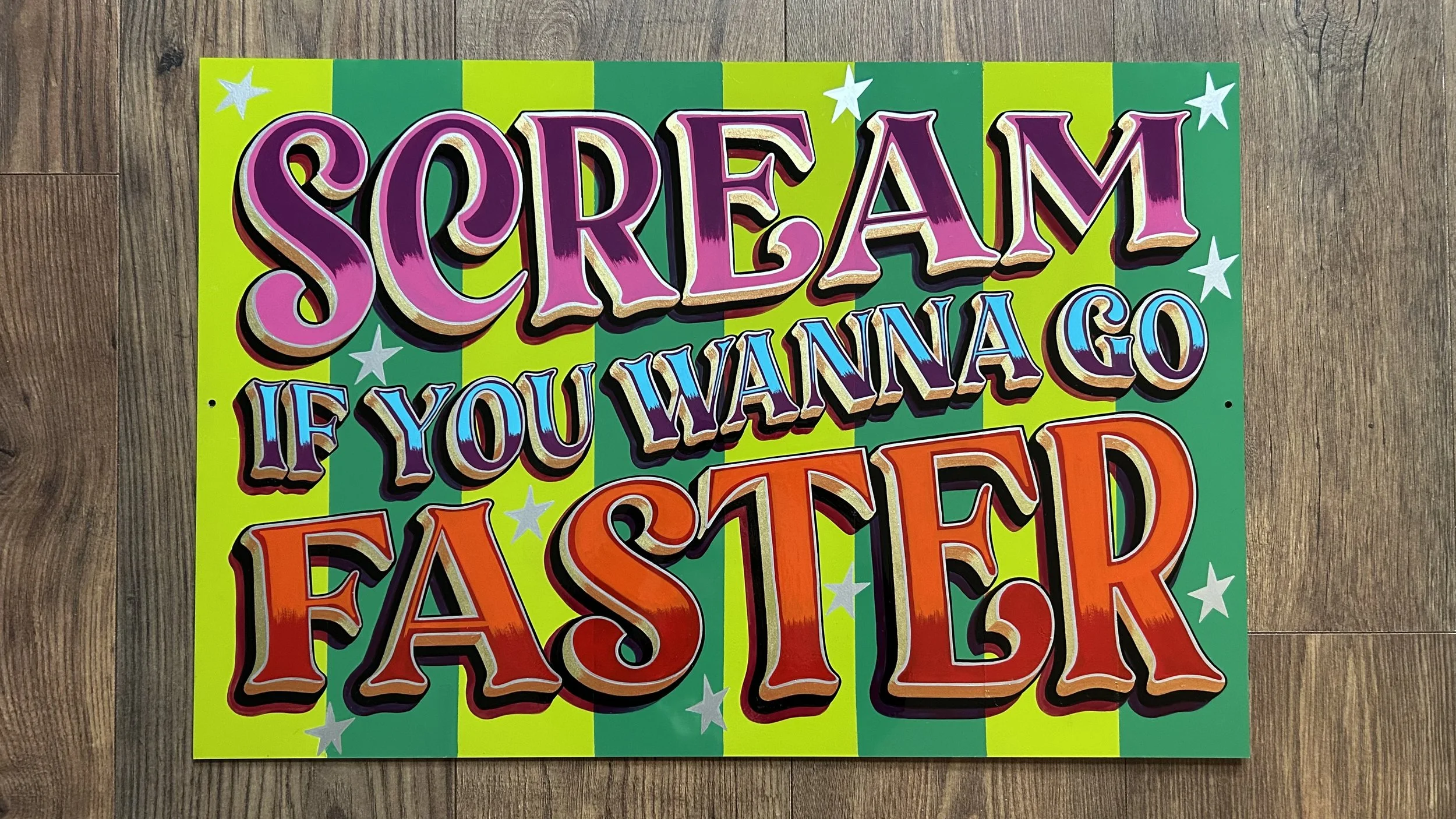 SCREAM IF YOU WANNA GO FASTER