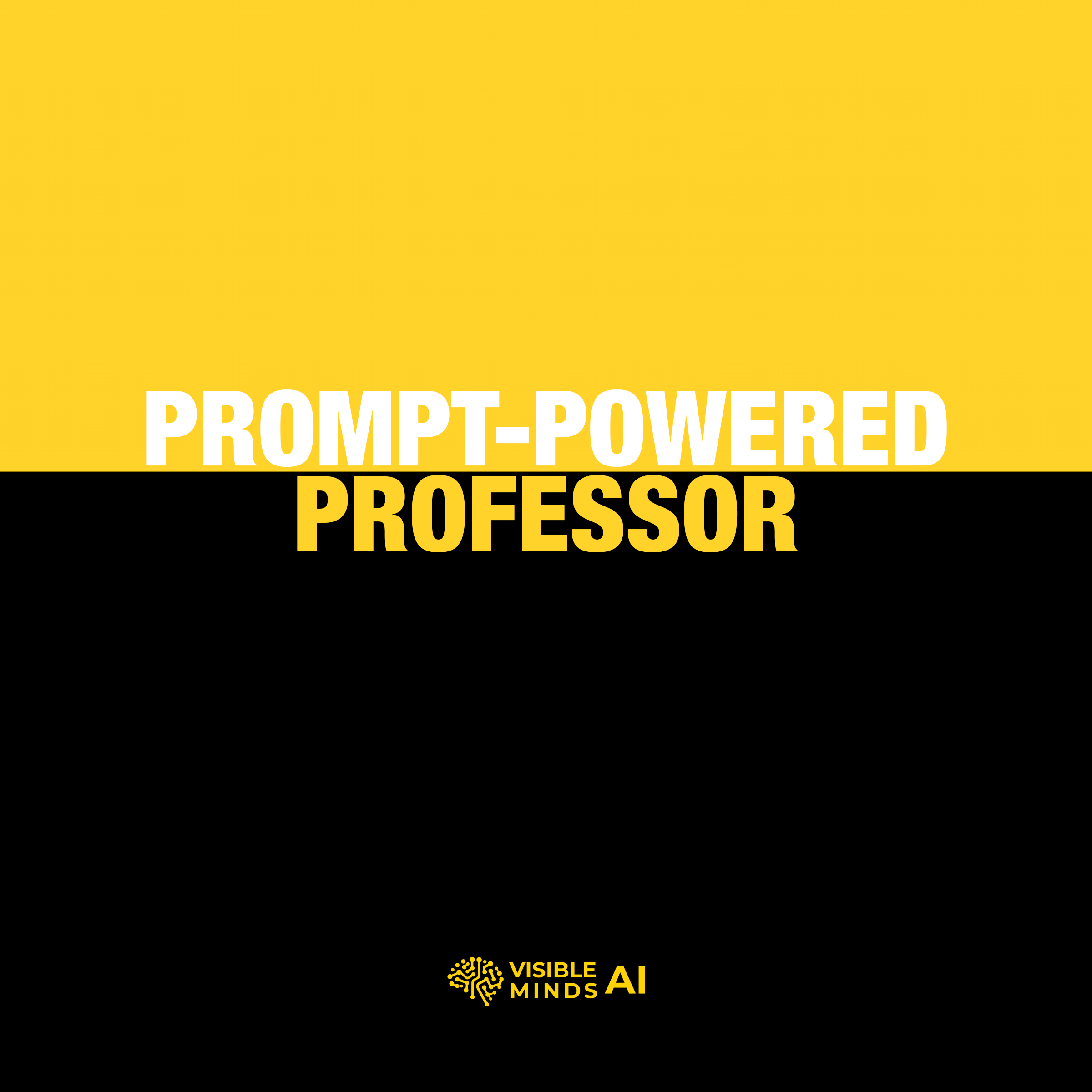 Prompt-Powered Professor