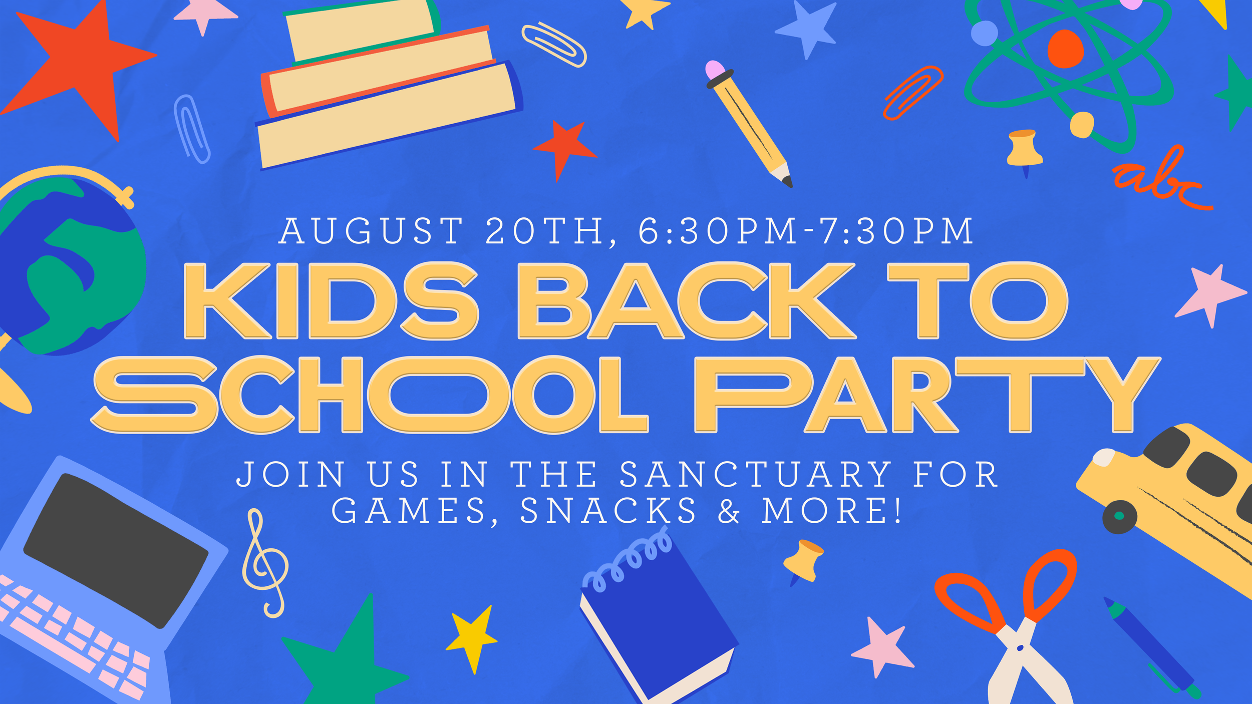KIDS BACK TO SCHOOL KICK OFF