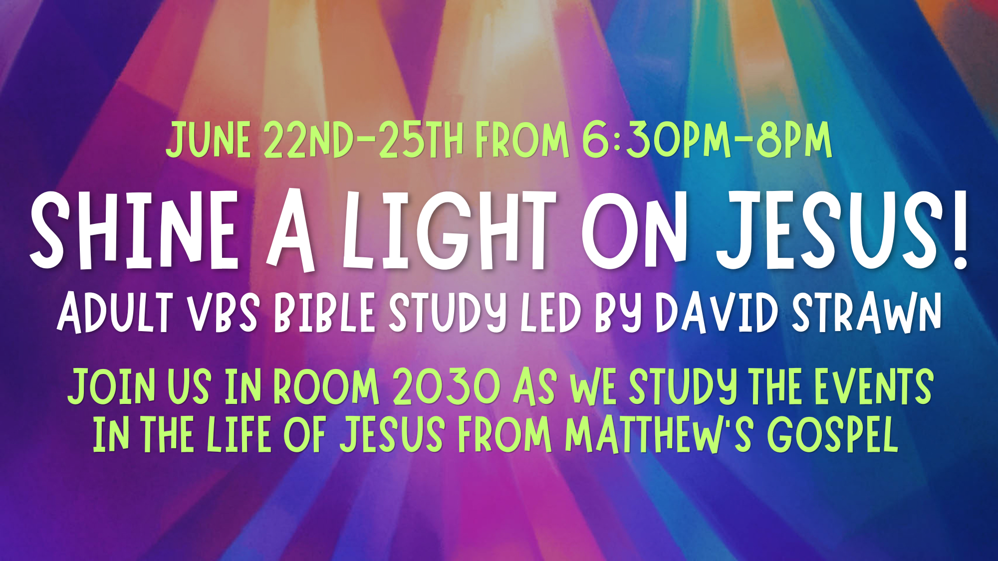 ADULT VBS