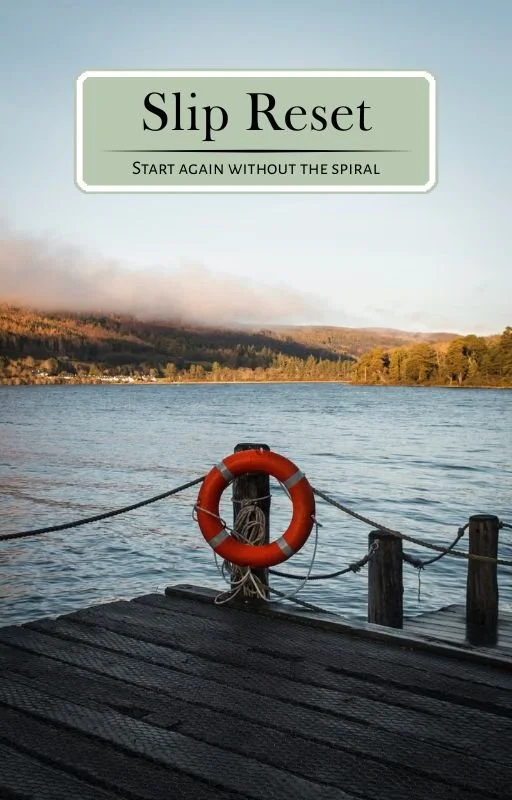 Slip Reset hypnosis audio to stop the shame spiral and recover quickly after a mental slip