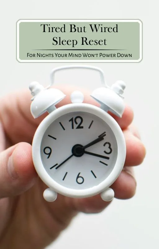 Tired But Wired Sleep Reset Audio Cover