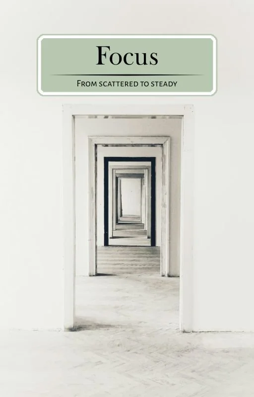 Focus hypnosis audio to regain focus and stop scattered thinking