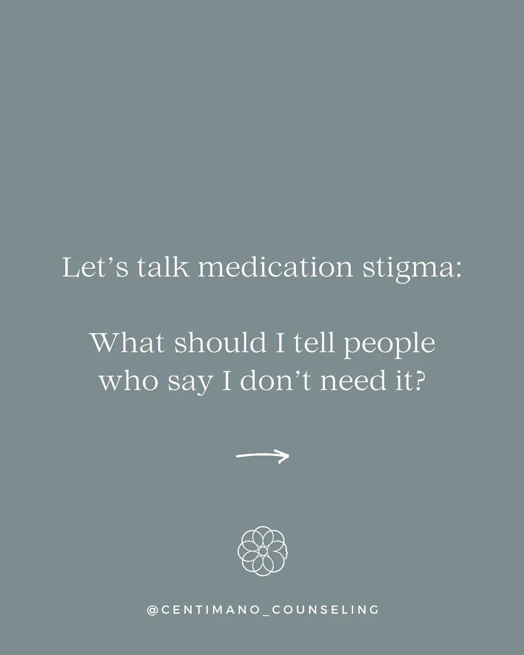 While talking about what happens during therapy, this sometimes leads to questions about medication and the stigma that comes with it. The people around you might have concerns or judgments about medication. So how can you make a decision that is bes