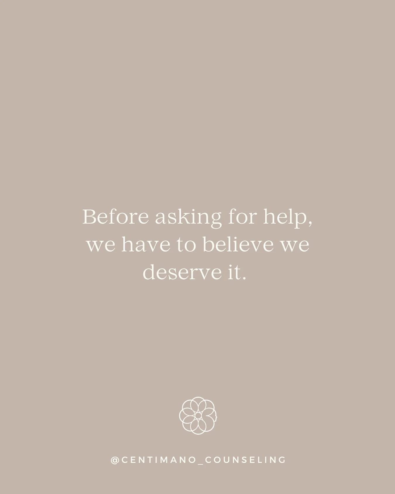 Does asking for help from friends, family, or a professional mean you &ldquo;can&rsquo;t handle&rdquo; things on your own? Not really. We are human beings meant to exist in relationships and to have mutual support.

#askforhelp #behuman #smallaskbigi