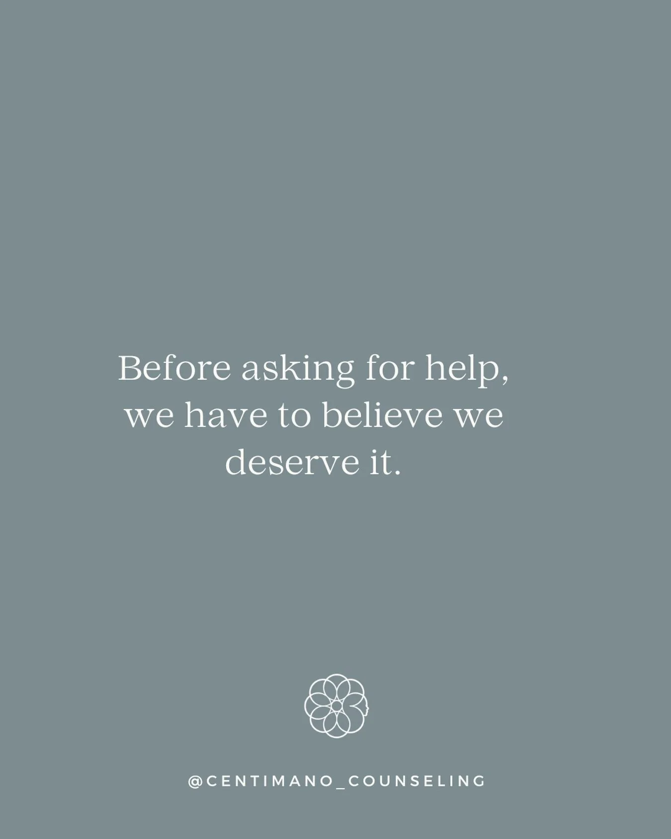 Does asking for help from friends, family, or a professional mean you &ldquo;can&rsquo;t handle&rdquo; things on your own? Not really. We are human beings meant to exist in relationships and to have mutual support.

#askforhelp #behuman #smallaskbigi
