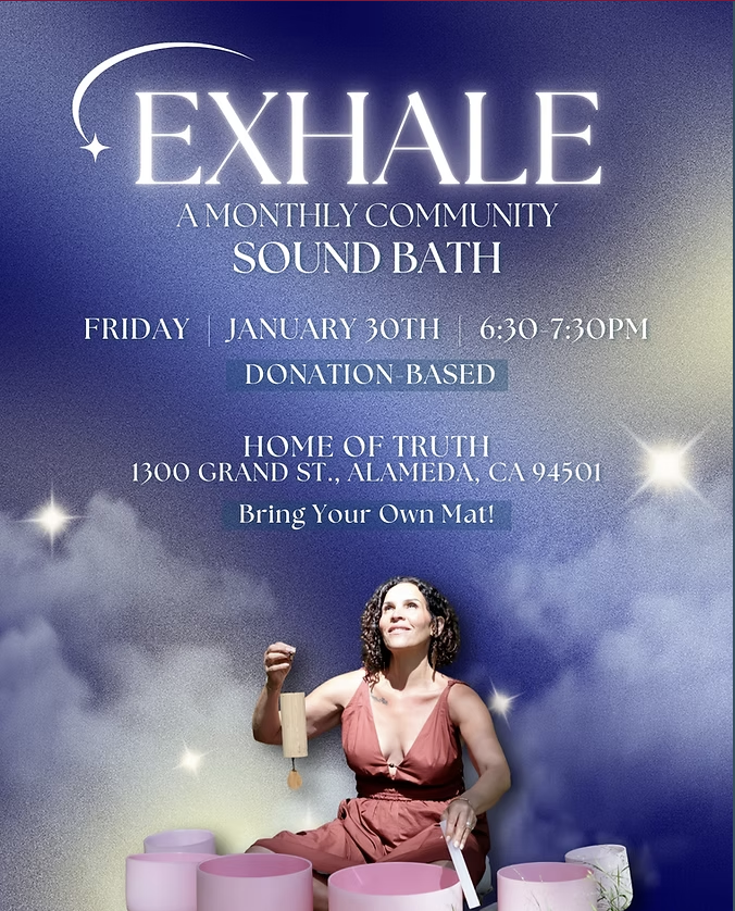 Exhale: A Monthly Community Sound Bath with Lori